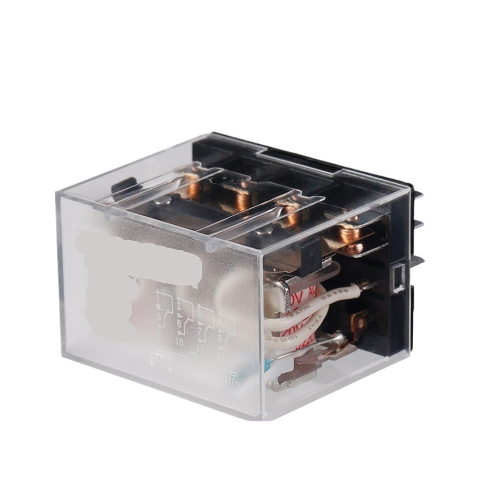 Relais intermédiaire LY4NJ HH64P transparent AC220V 14 pieds contact argent