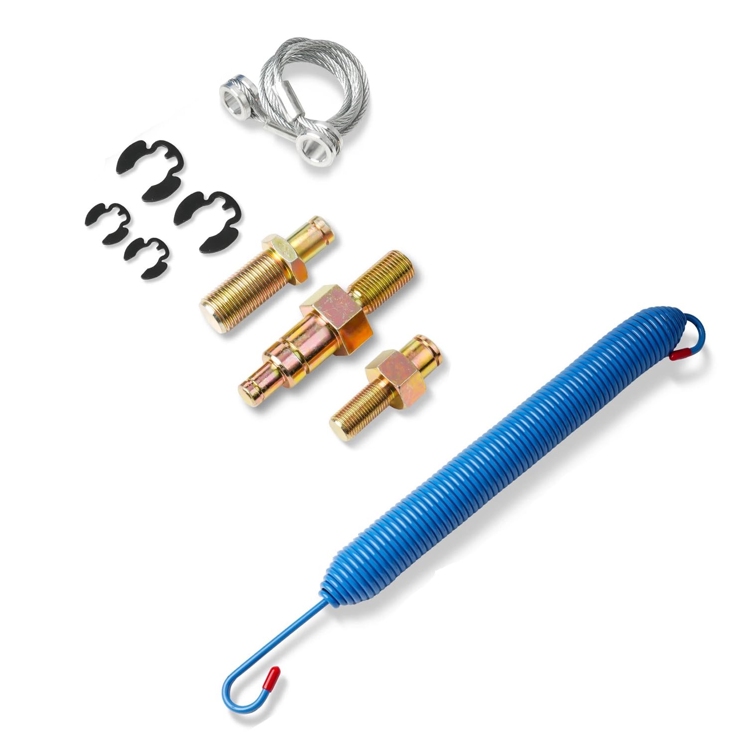 13-03761 13-03663 13-03662 Cable and Stud Bolts w/Retaining Rings for Peterbilt 379 Hood Spring