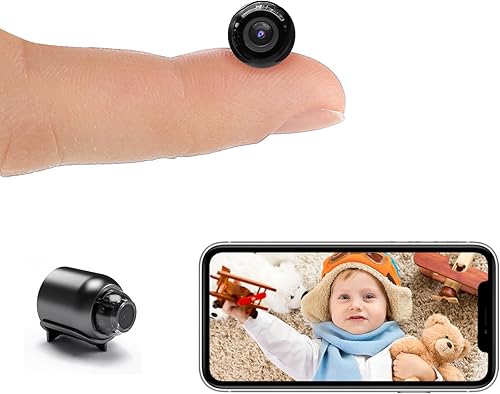New Smallest Wireless WiFi Camera,HD1080P Mini Camera,Smart Home Camera,Portable Baby Monitor,Pet Camera Nanny Cam with Night Vision,Motion