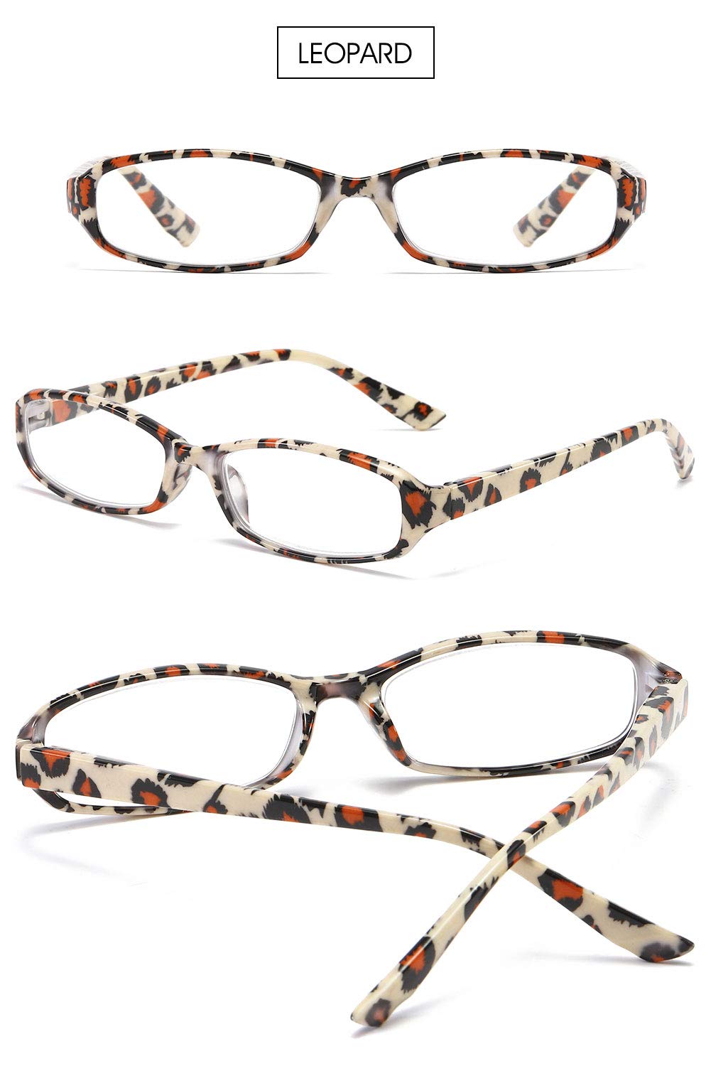 VEVESMUNDO Gafas de Lectura Mujer Hombre Compactas Portatiles Flores Anteojos Para Leer con Colores Bolsillo 1.0 1.25 1.5 1.75 2.0 2.25 2.5 2.75 3.0 3.5 4.0 — view 3
