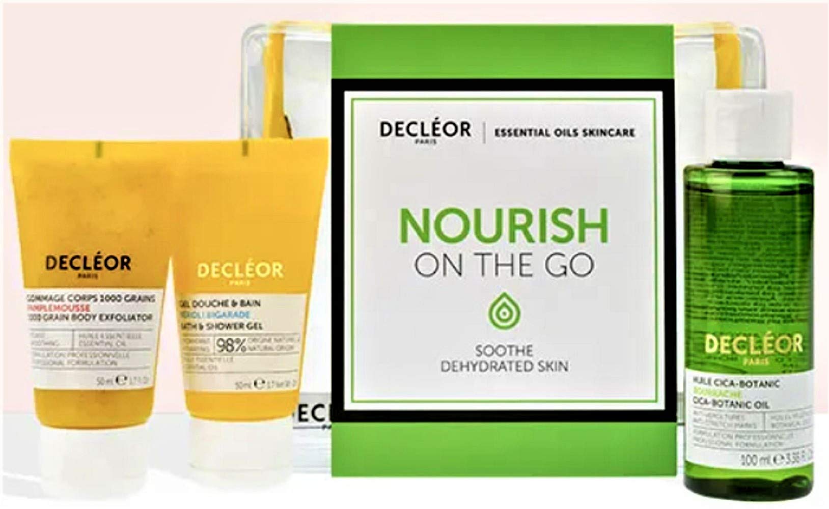 Decléor Nourish on the Go Set - Soothe Dehydrated Skin (Value £49)
