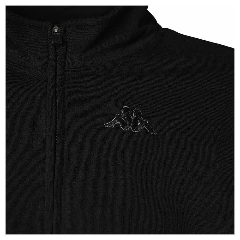 Kappa - Felpa con Zip, Uomo, Cotone, Sportivo, Modello: Logo Korpo Zentil