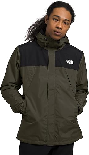 THE NORTH FACE Chaqueta Antora Triclimate para hombre Capa exterior impermeable, capa interior cálida de forro polar, capucha ajustable de 3 piezas