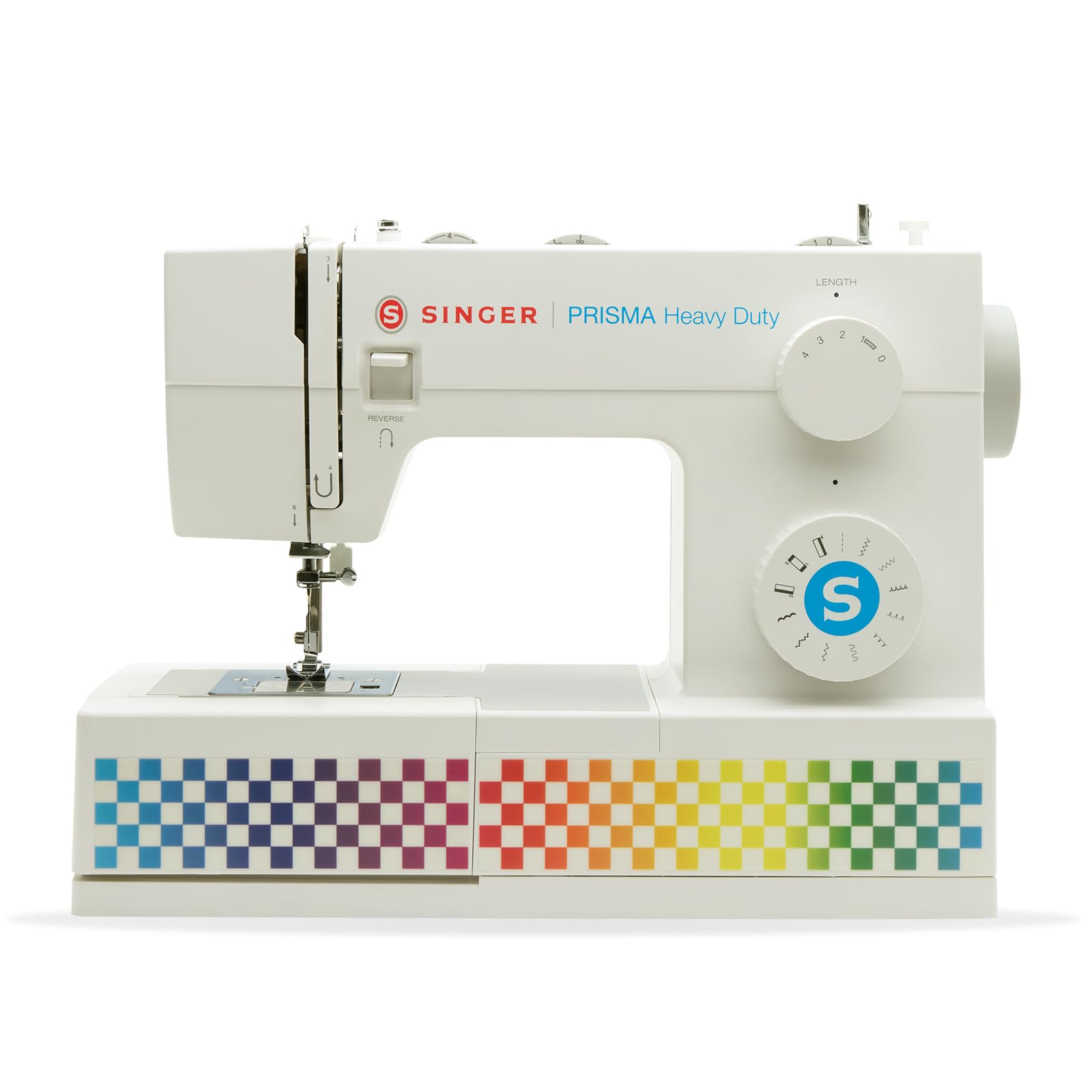 Singer Prisma Heavy Duty 4411 Máquina de Coser Mecánica, 11 Puntadas, Motor Potente, Alta Velocidad, Estructura Metálica, Ideal para Tejidos Gruesos y Jeans
