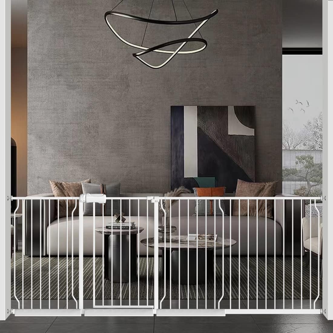 Baby Gate for Doorways Stairs Hallway 85.890.5 Inch Wide