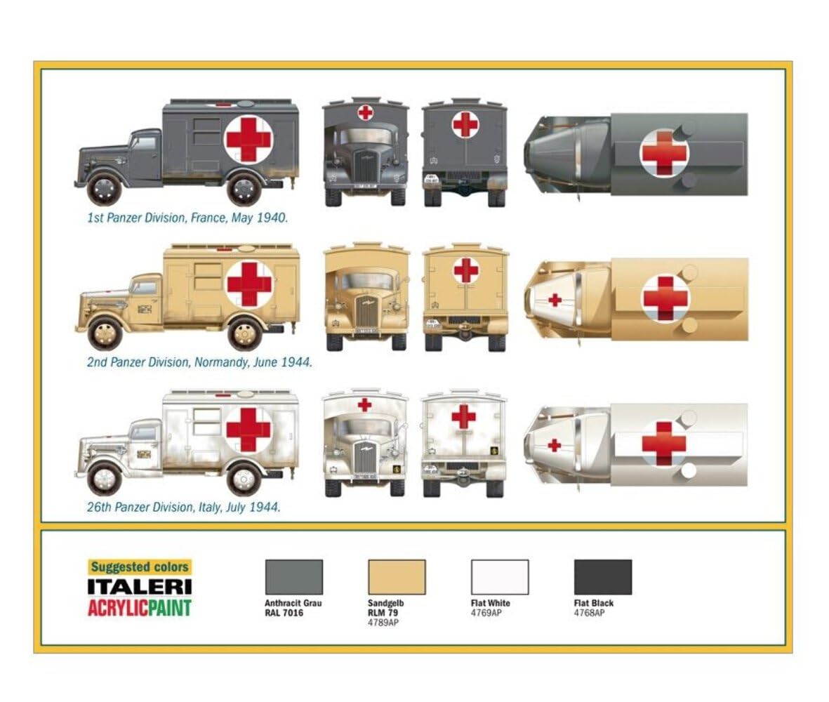 Italeri 1:72 - Kfz.305 Ambulance