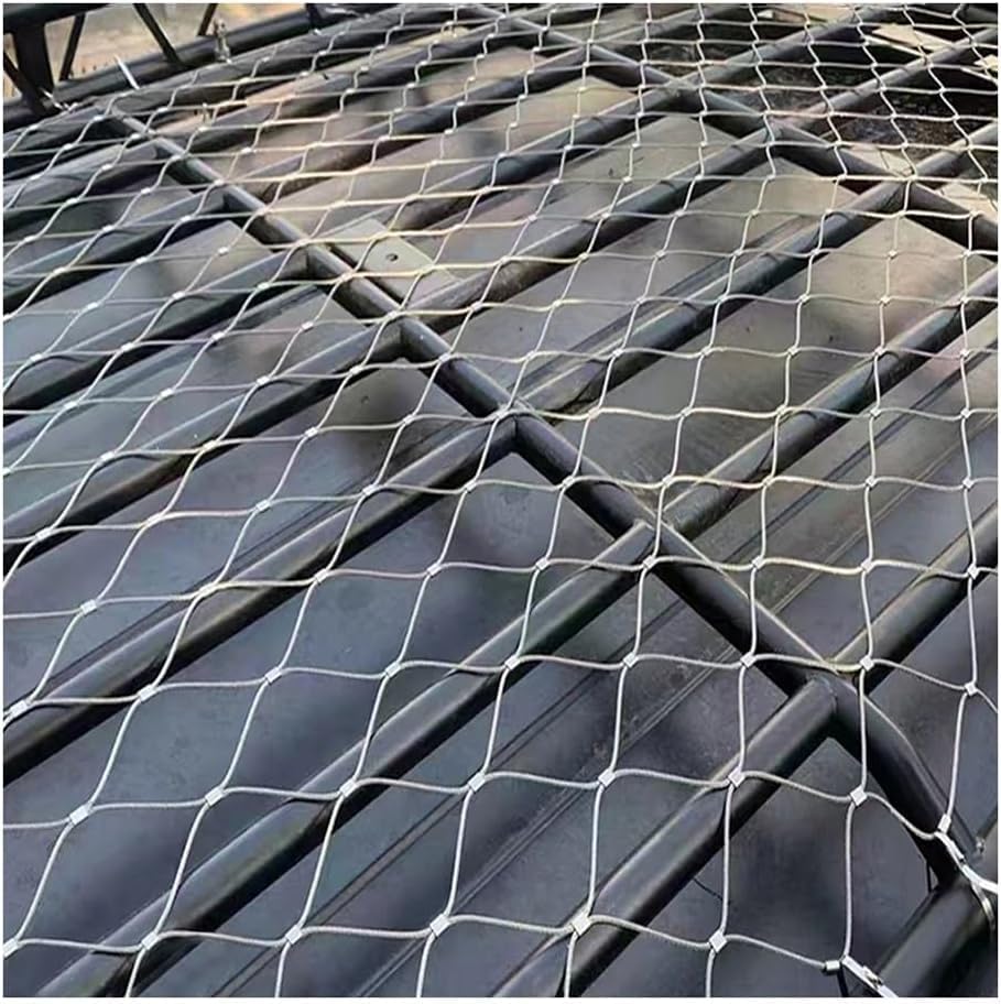 ELzEy ステンレスシールド ステンレススチールロープネット、耐衝撃安全フェンス、橋の階段バルコニー用の柔軟な金属ロープネットロー