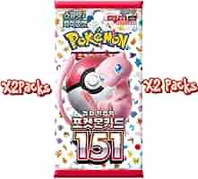 nine　韓国ポケモン　151 2BOX Scarlet & Violet - Pokémon 151 Booster Box - sv2a (Korean
