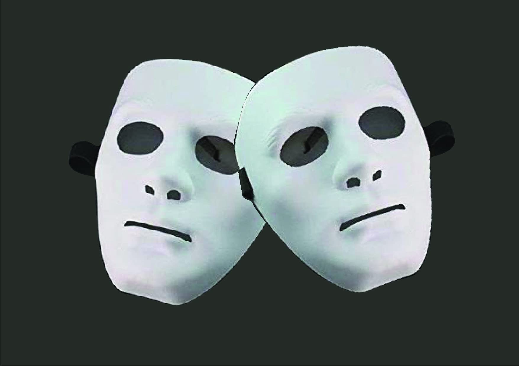 TED TECH Stoneman Anonymous Party Face Mask (Set of 2) (WHITE) (B085DZNVJ7) Amazon Price History, Amazon Price Tracker