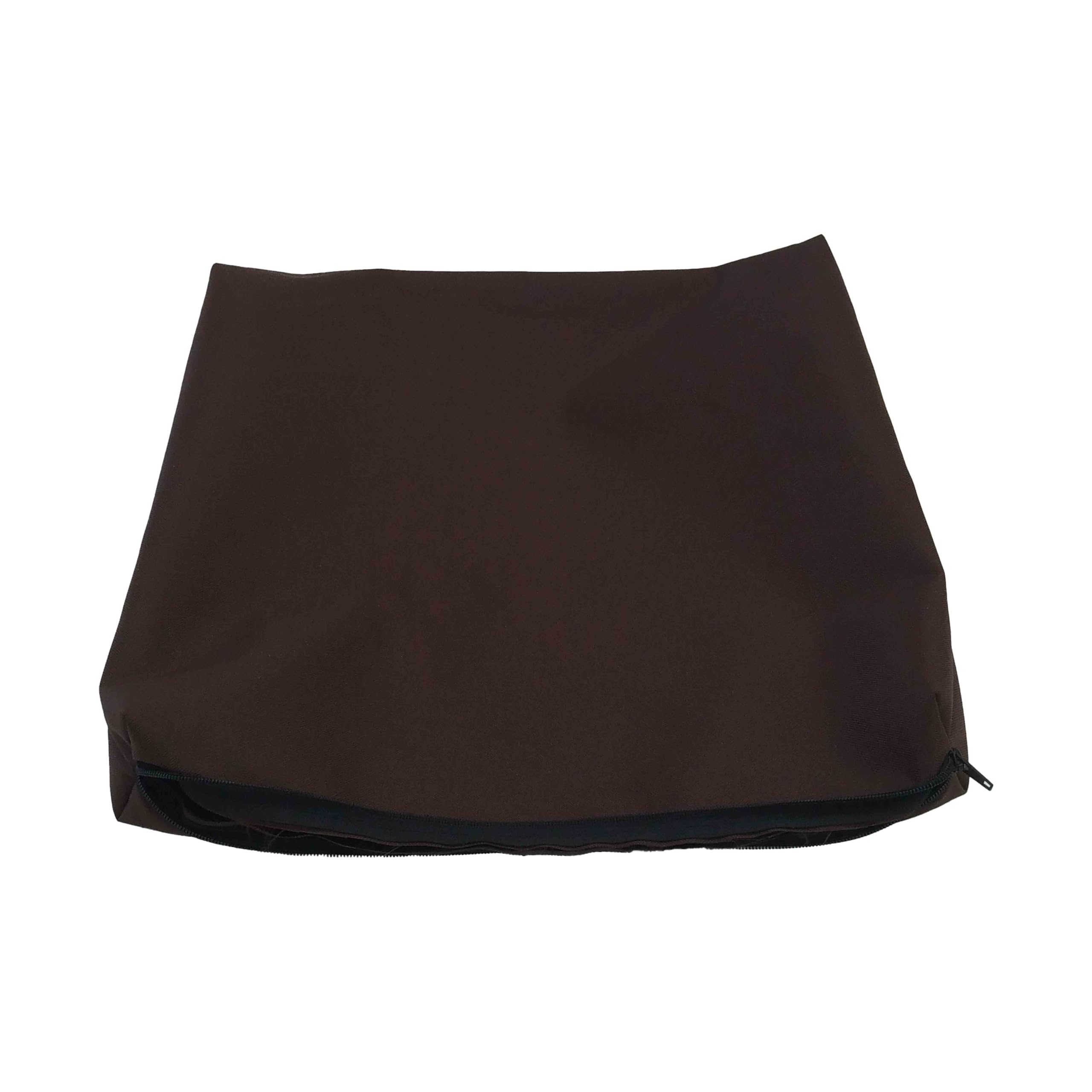 4-inch 10cm Thick Waterproof Seat Pad Cover Only for Garden, Rattan, Furniture, Outdoor/Indoor Multi Use with Zipper Cover Ask for Any Customize Size (Chocolate Brown, 15x21x4inch 38x53x10cm)