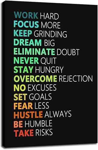 Miniatura 30 de Arte de pared en lienzo inspirado en las posibilidades de éxito, póster motivacional positivo, pintura inspiradora, impresiones, imágenes