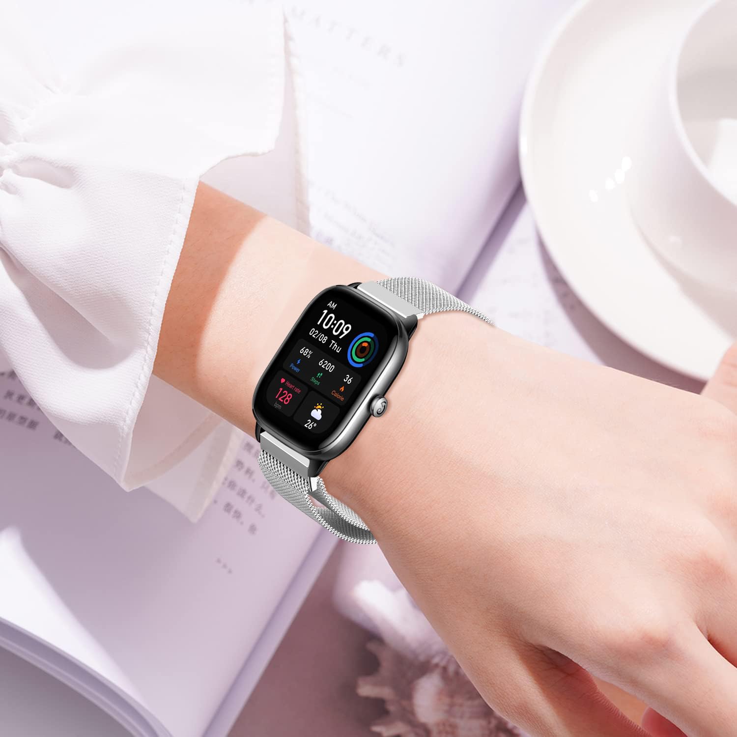 Amazon | AiMaoo バンド Amazfit GTS 4 Mini 対応 交換バンド  