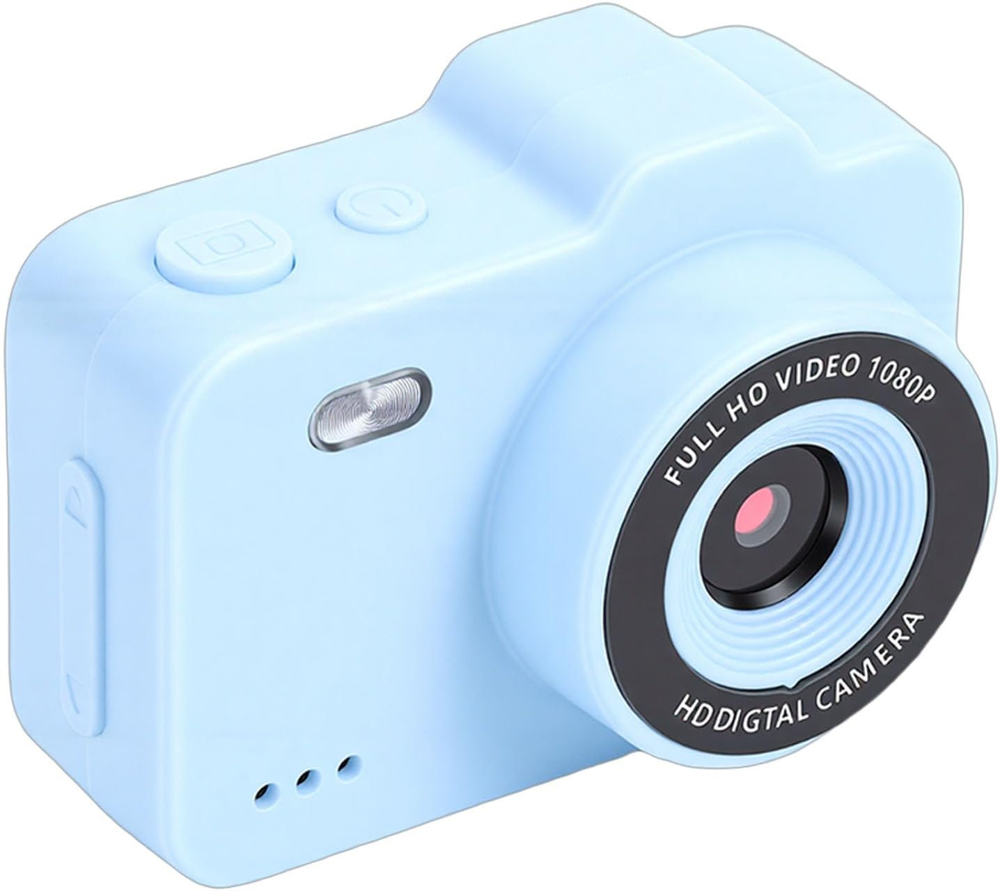 Annadue Mini Digital Camera Keychain, 1080P HD Thumb DV Digicam with Fill Light, 0.96" Color Screen, Real Time Video Recorder Vlog Camera for Travel, Blue