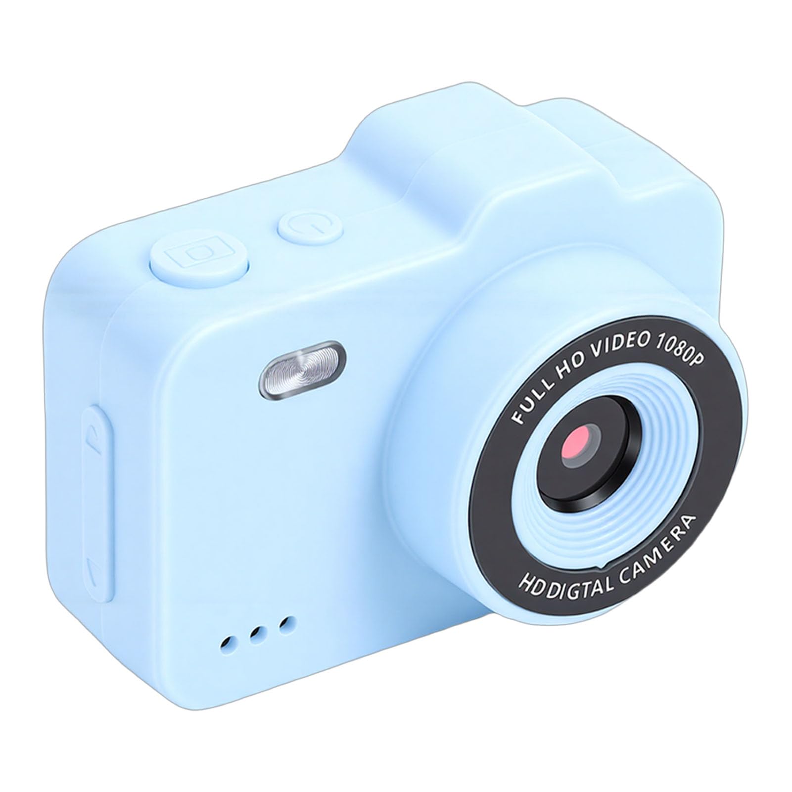Annadue Mini Digital Camera Keychain, 1080P HD Thumb DV Digicam with Fill Light, 0.96" Color Screen, Real Time Video Recorder Vlog Camera for Travel, Blue