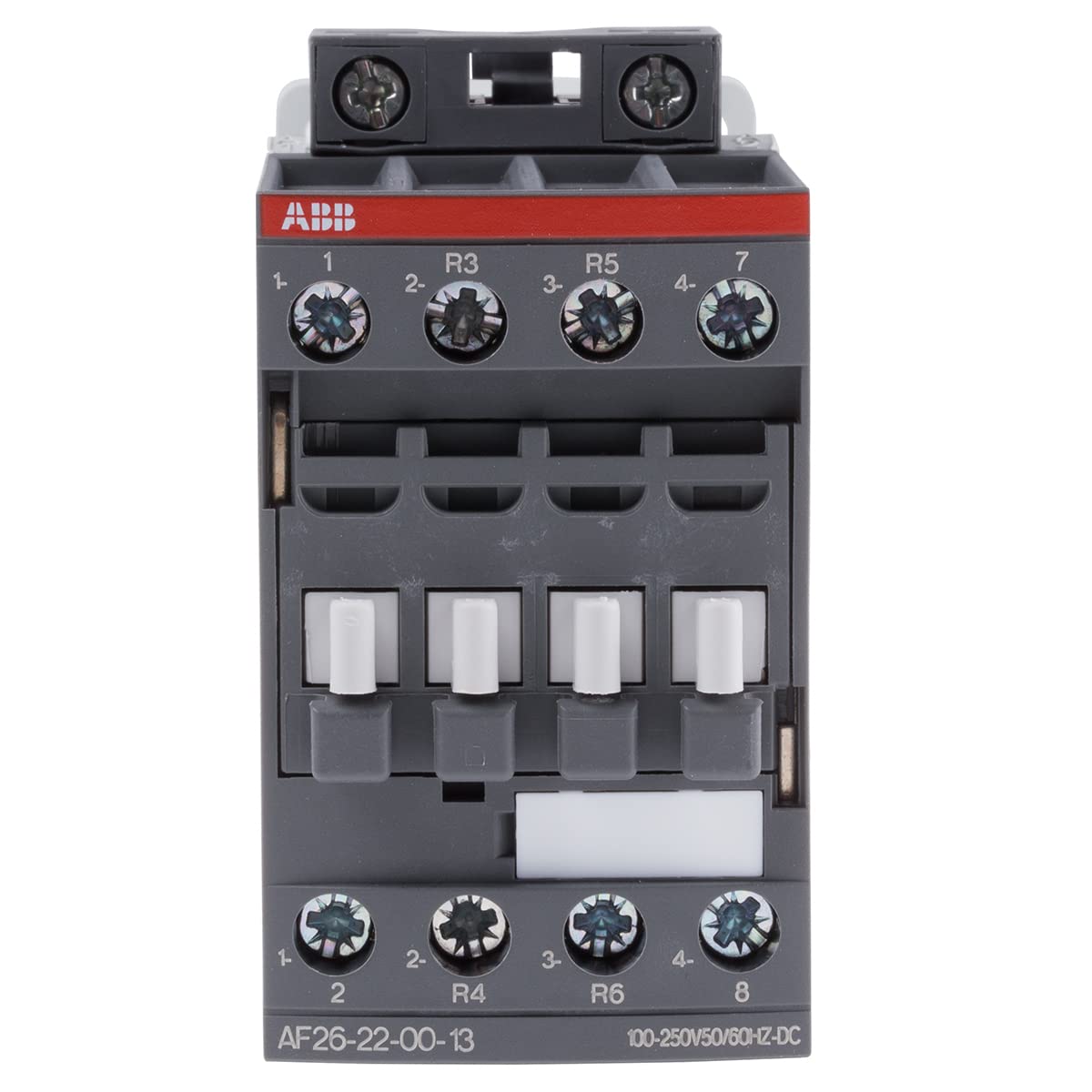 ABB AF26-​22-​00-​13 CONT 4P 45A AC1 100-​250VAC/​DC