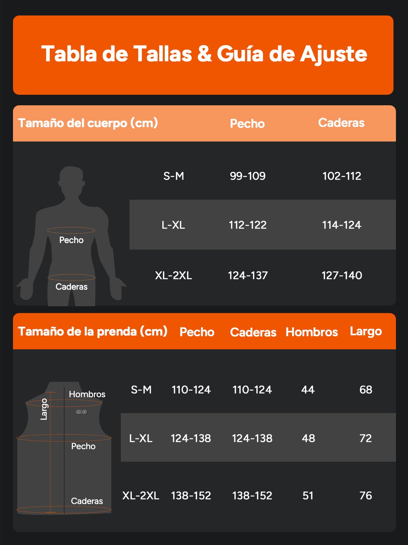 DR.PREPARE Chaleco Calefactable para Hombre y Mujer, 3 Niveles de Calefacción 10 Zonas Chaleco Térmico para Esquí Pesca Senderismo Camping