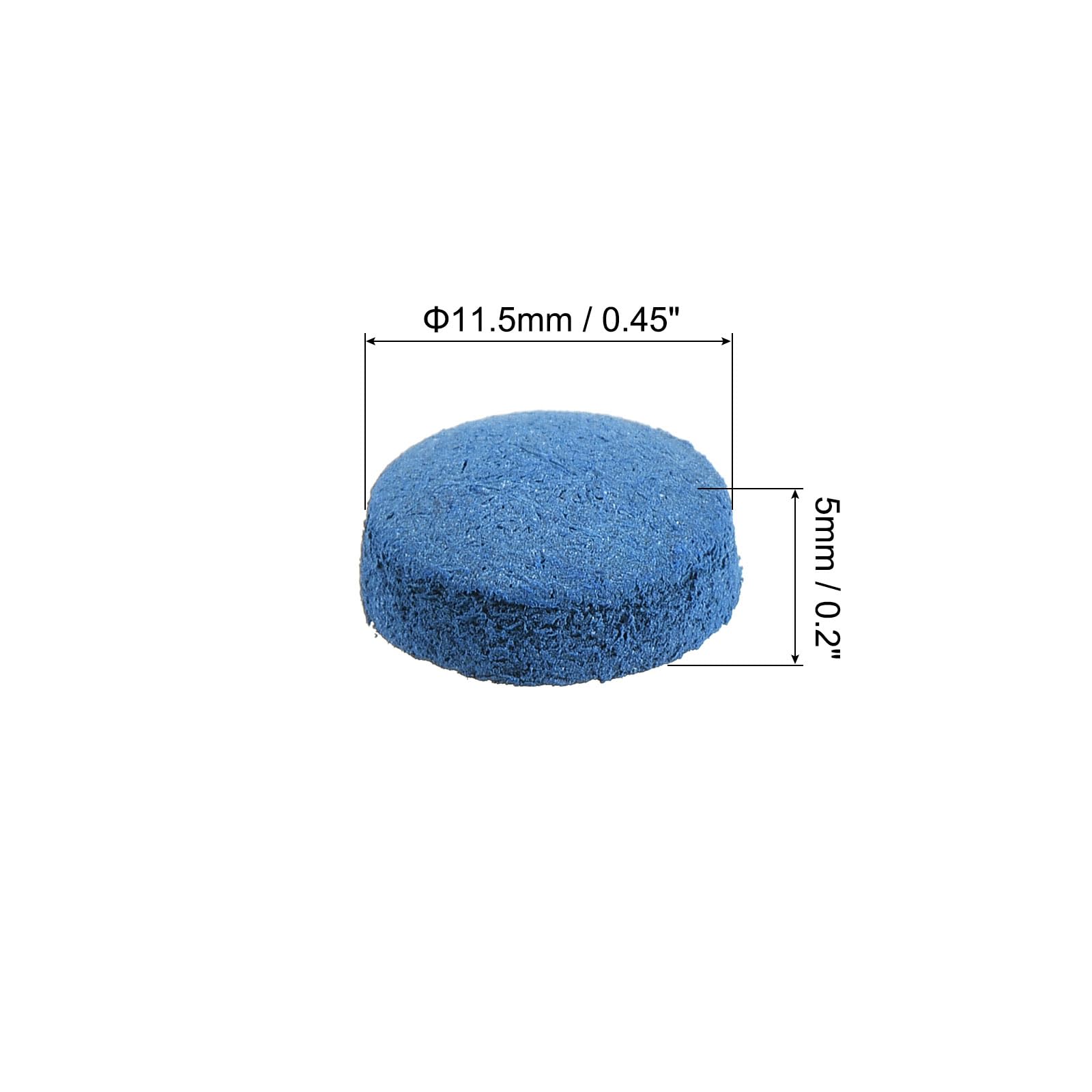 PATIKIL 11mm Pool Cue Tips, 30 Pack Pool Billiard Cue Tips Pool Stick Replacement Tips Pool Stick Tips Snooker Cue Tips, Blue - Image 2