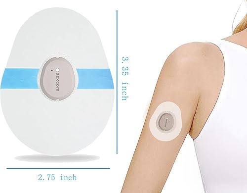 Miniatura 2 de Dexcom - Parches adhesivos G7 impermeables, paquete de 60 parches Dexcom G7, parches transparentes precortados, adhesivos para cubiertas para