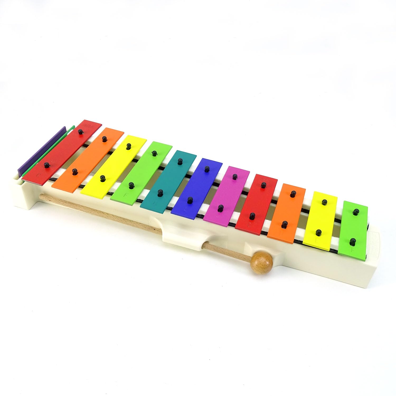 Sonor BWG Boomwhackers Glockenspiel mit keepdrum Tasche Schwarz und Lillis Notenbuch