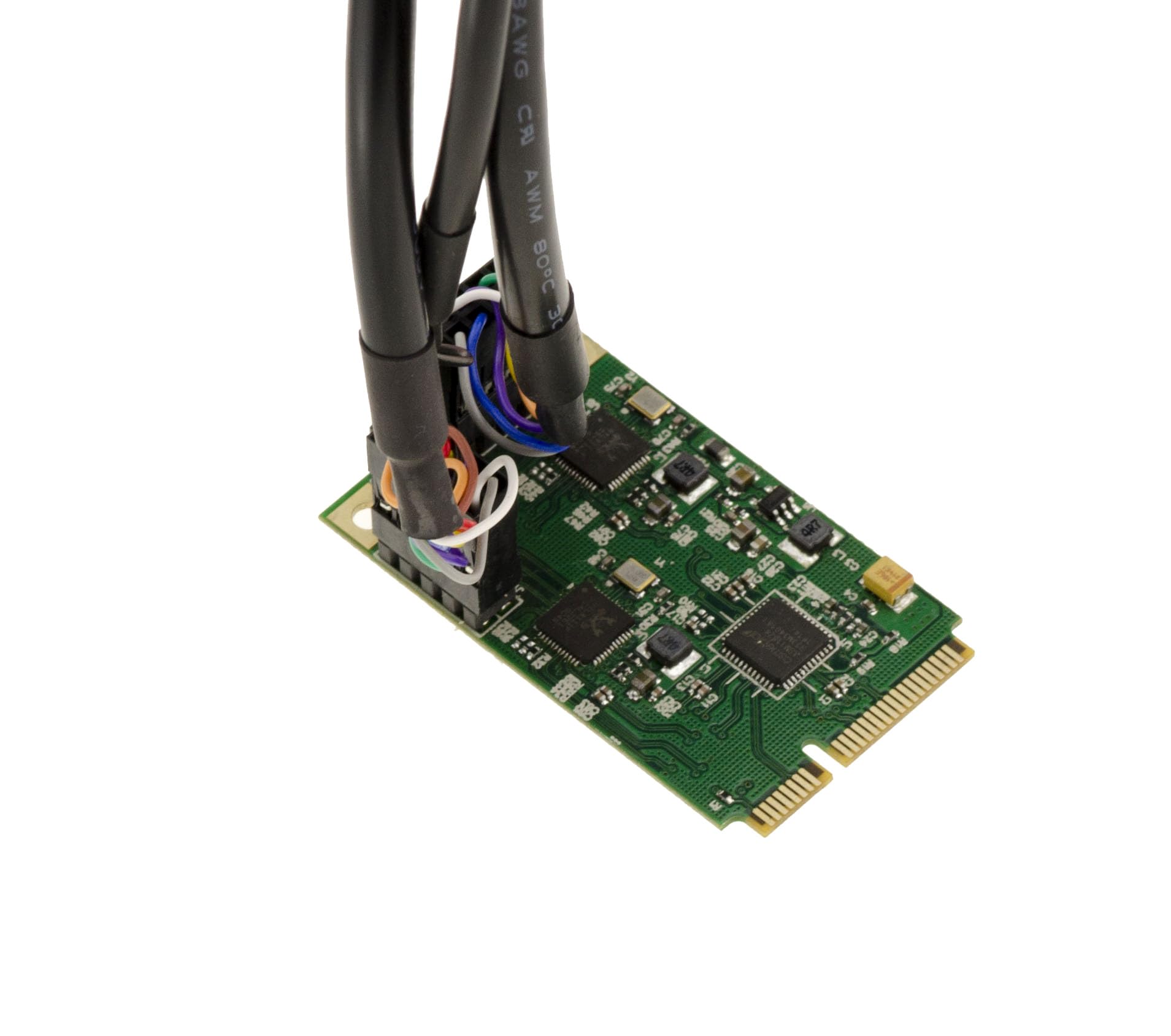 KALEA-INFORMATIQUE 2-portowa karta kontrolera ethernet Mini PCI Express LAN GIGABIT z dwoma chipsetami Realtek RTL8111