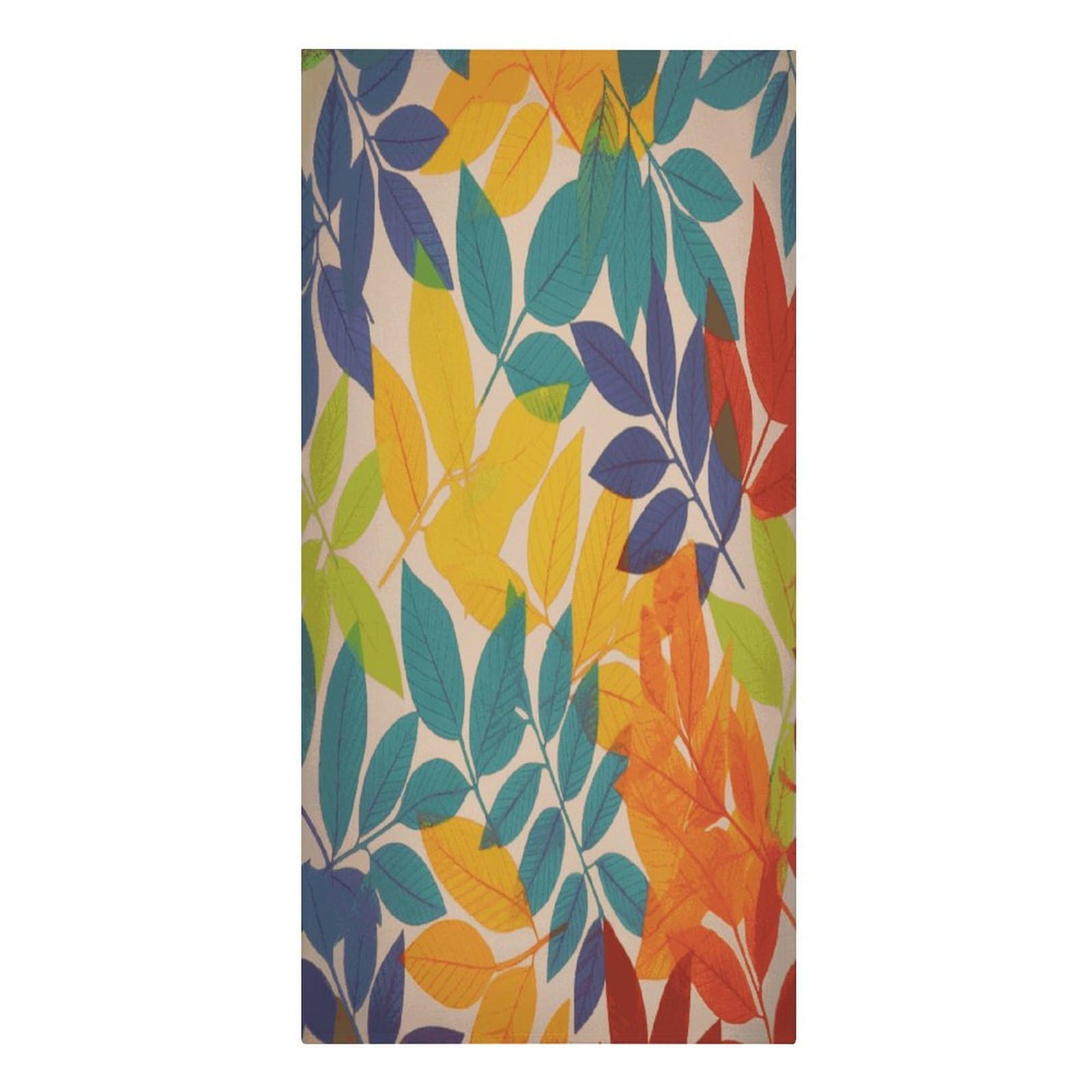 Fekiloot Men's Style Multicolor Leaves Large Beach Towel, Travel Towel For Adults Wo, Pool Towels For Beach, Camping, Swim Pool, Gym, Sports& Yoga 61.4"X30.3"