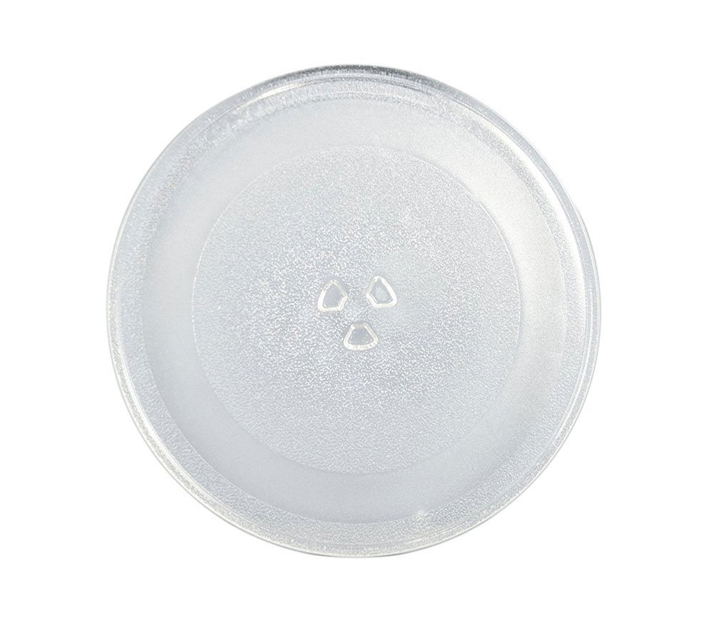 Supco MW014A Microwave Glass Turntable Cook Tray, 12.7 x 12.5 x 1 Inch, Replaces W10337247, 3390W1G014A