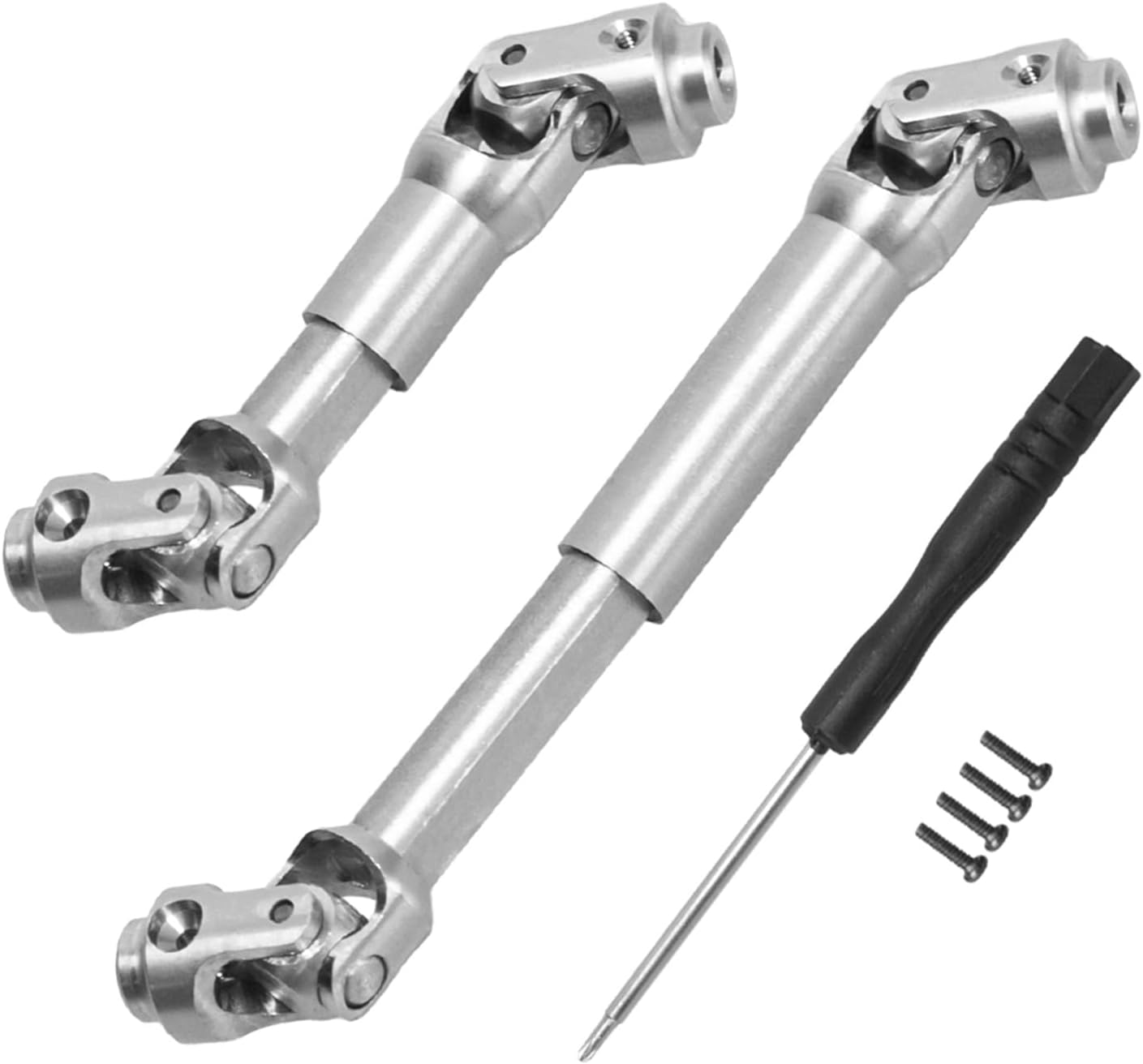 Drive Shaft Stainless Steel Front Rear Center Driveshafts for 1/30 Axial SCX30 Upgrades