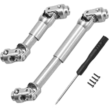 Drive Shaft Stainless Steel Front Rear Center Driveshafts for 1/30 Axial SCX30 Upgrades