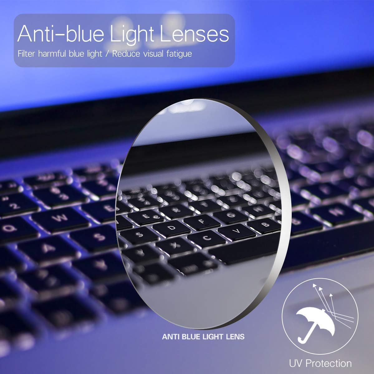 2 Pairs Full Lens Spring Hinge Reading Sunglasses UV400 Protection Sun Readers Blue Light Blocking Glasses Eyewear