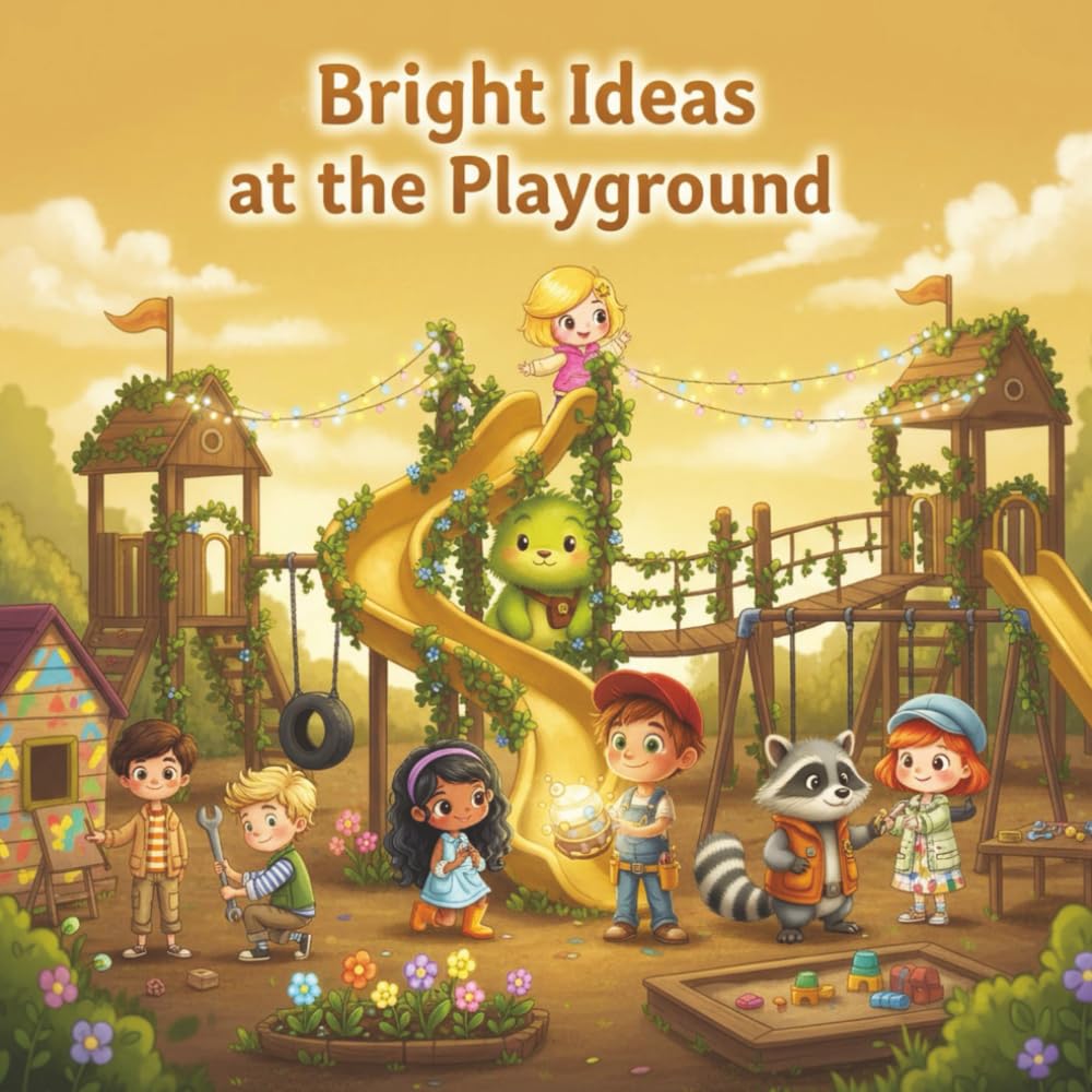 Bright Ideas at the Playground: A Fun-Filled Story About Friendship, Imagination, and Big Feelings, A Wholesome Tale of Courage, Creativity, and Working Together