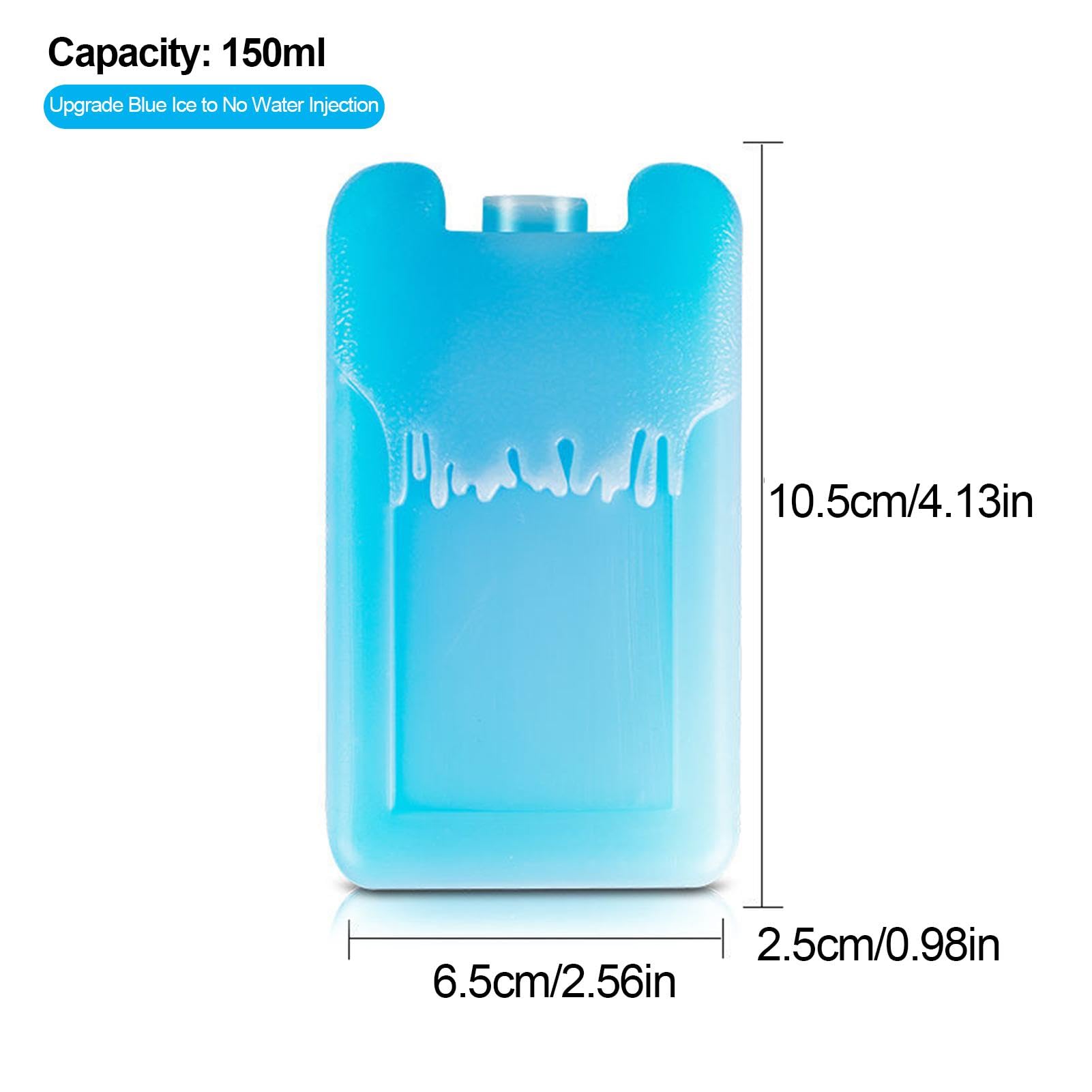 BESPORTBLE 30pezzi Pacchi Ghiaccio Riutilizzabili per Congelatore Contenitore Portatile per Raffreddamento e Isolamento per Picnic e Campeggio Design con Coperchio per Evitare Perdite