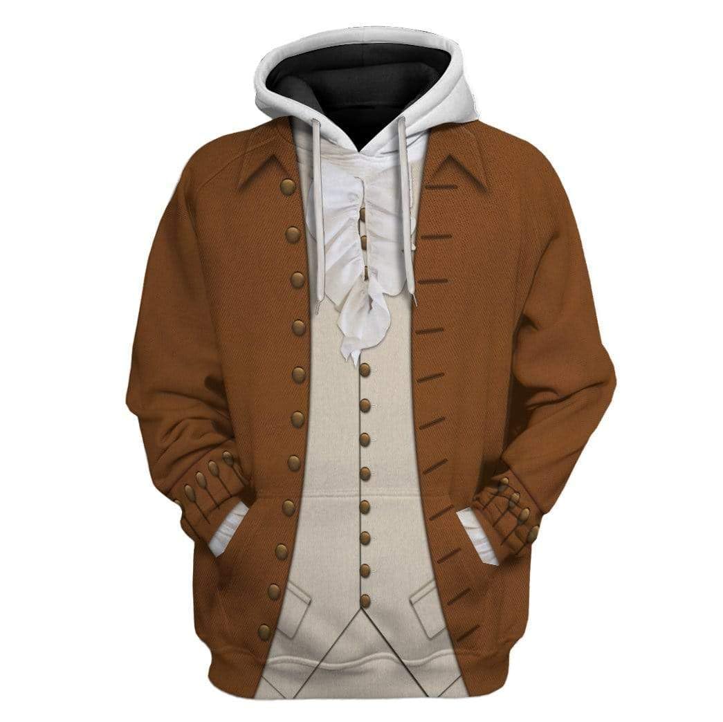 Name Can Be Changed - Hoodie Custom Alexander Hamilton Apparel. Customized Personalized Halloween Cosplay Costumes T-shirt Pullover For Men And Women Graphic Tee Plus Size To 5XL. Multicolor
