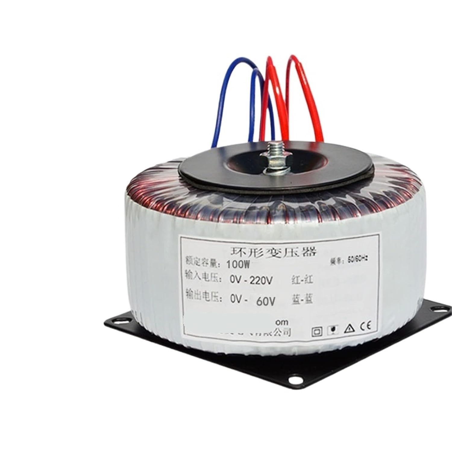 Ring Transformer 100W60V Isolation Bull Audio Single Phase Power 1Pcs