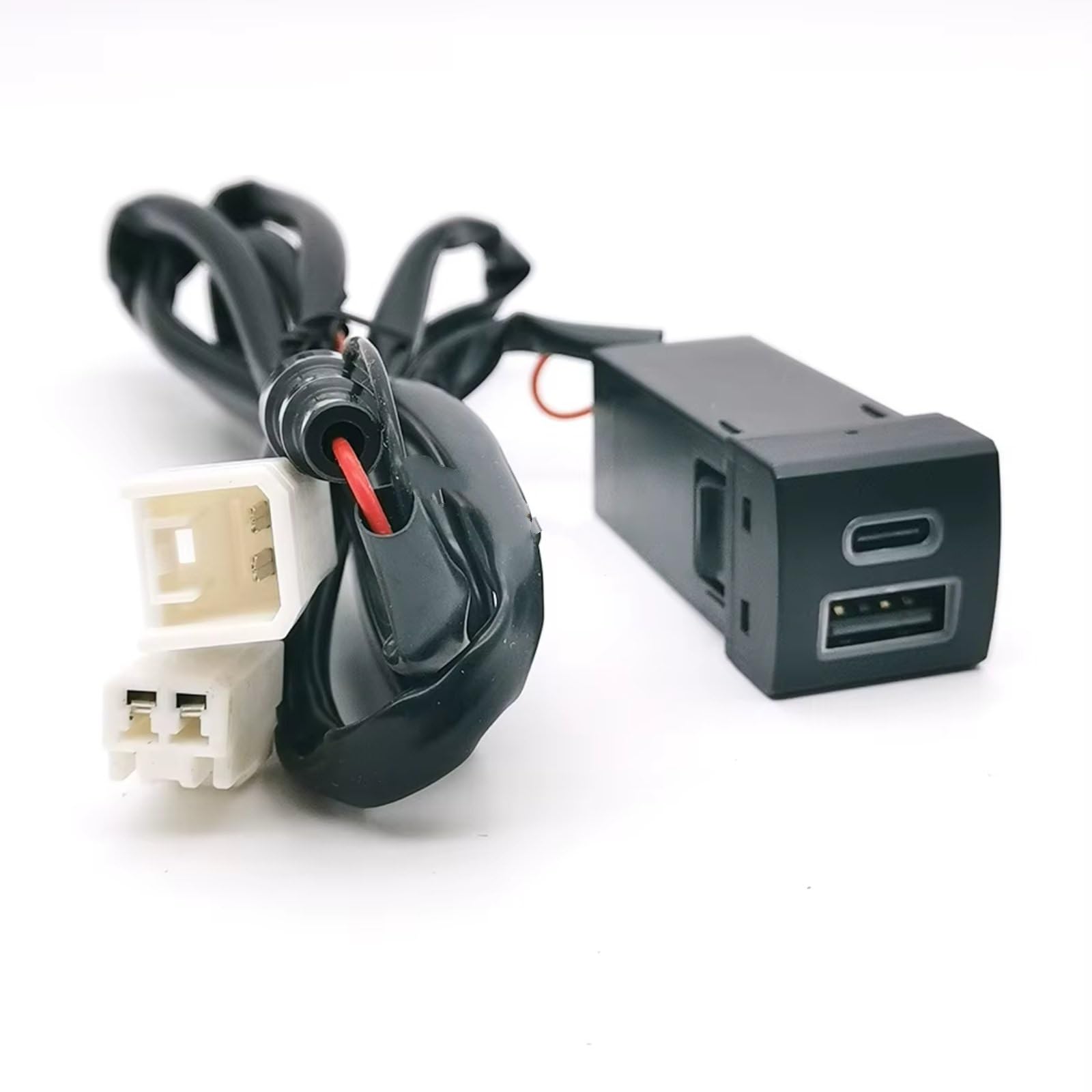 Centre De Port USB Compatible Avec Toyota Pour Highlander Pour Rav4 2018-2022 Voiture PD Pour Type-c QC3.0 Double Pour Prise De Chargeur Double Charge Interface USB AUX voiture