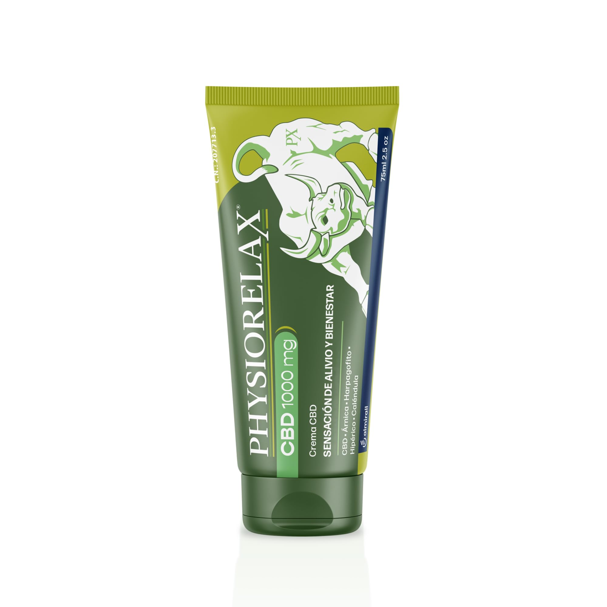 Physiorelax CBD – Crema de Masaje con 1000mg de Cannabidiol | Aceites Esenciales y Aceite de Cáñamo| Natural, rápido y Eficaz | Para Lumbares, Cervicales, Rodillas, Hombros, Espalda |Crema con Cañamo