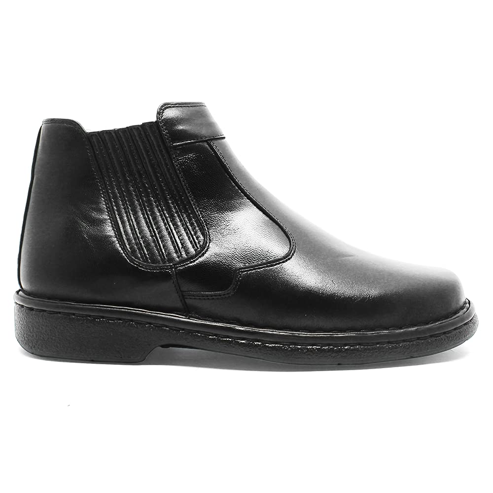 Bota Social Ortopédica Conforto Em Couro Com Amortecedor 351 em promoção! Veja a oferta e mais achadinhos de Botas & Coturnos Masculinos 5 Hoje é o melhor dia para comprar Bota Social Ortopédica Conforto Em Couro Com Amortecedor 351 com aquele preço maroto! Promoção! Aproveite a oferta! 5