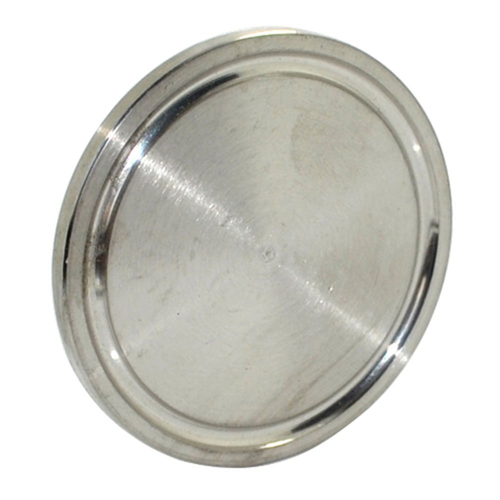 HFS (R) Stainless Steel 304 Sanitary ; End Cap fits Tri-Clamp Ferrule Flange (6IN)