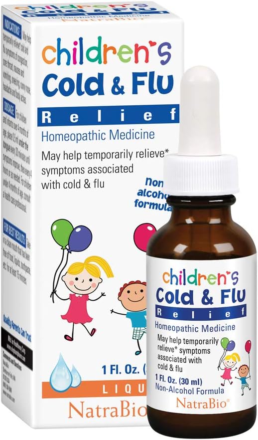 NatraBio Children's Cold and Flu Relief -- 1 fl oz