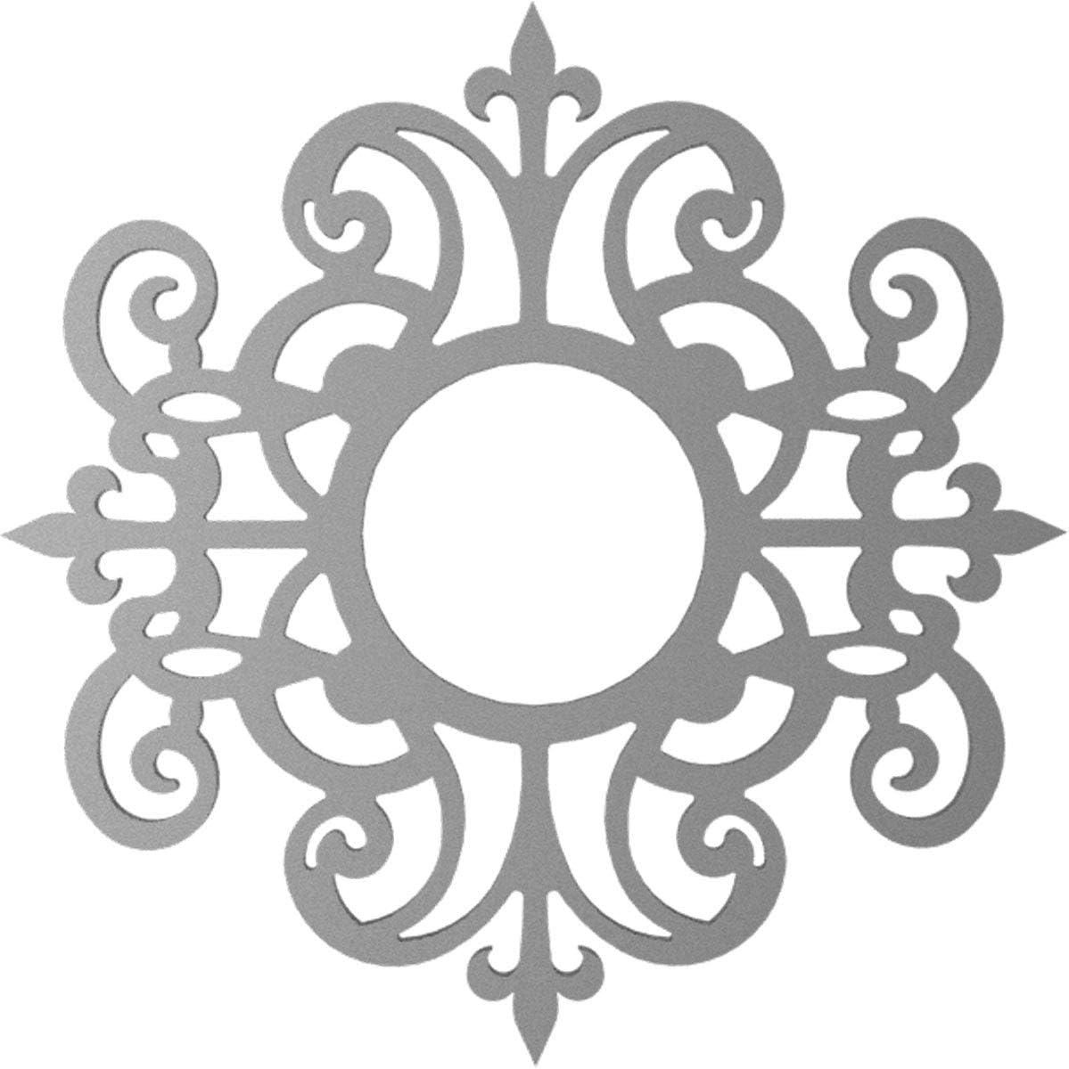 Ekena Millwork CMPP32DIABZ Dijon Architectural Grade PVC Pierced, Antiqued Bronze Urethane Ceiling Medallions 32"OD x 10 3/8"ID x 1"P