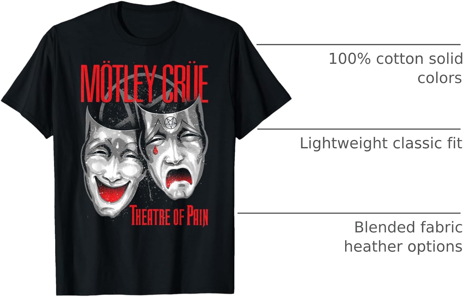 CRUE MOTLEY モトリークルー of Tシャツ Motley OF THEATER Theatre 