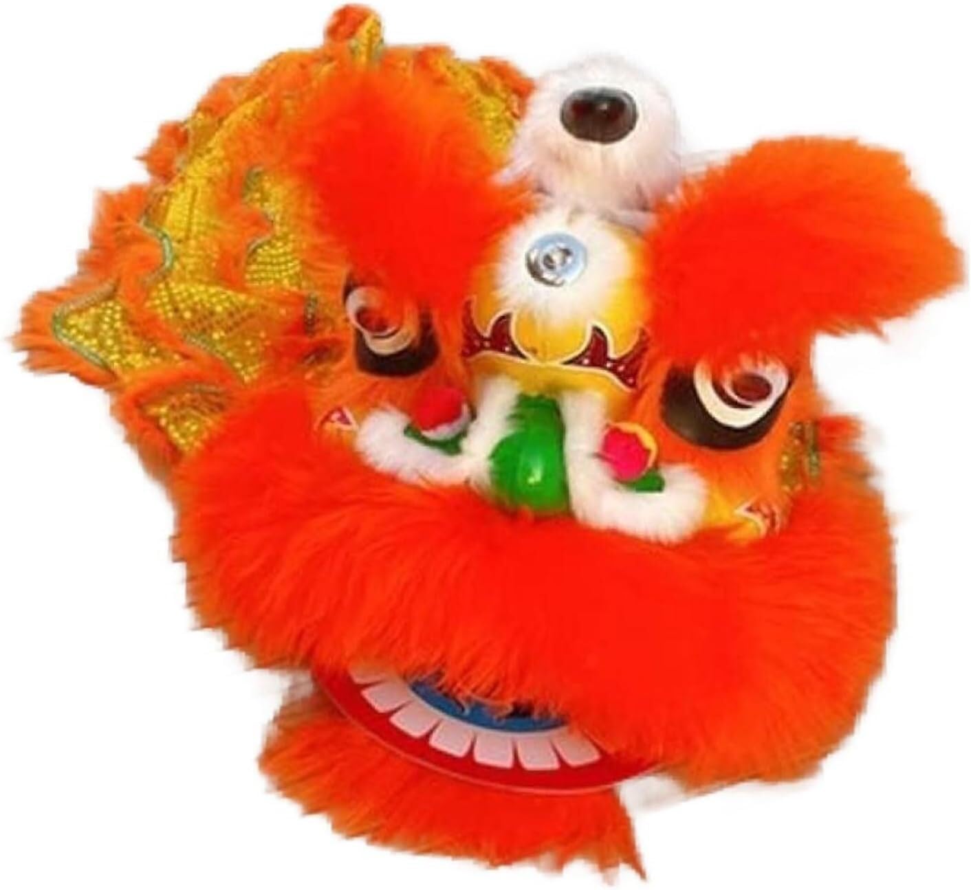 Tête de danse du lion du sud et accessoires de spectacle pour costume de mascotte festive