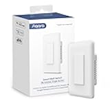 Aqara Smart Light Switch (No Neutral, Single Rocker), Requires AQARA HUB, Zigbee Light Switch, Remote Control and Smart Home Automation, Compatible with HomeKit, Google, Works with Alexa, SmartThings