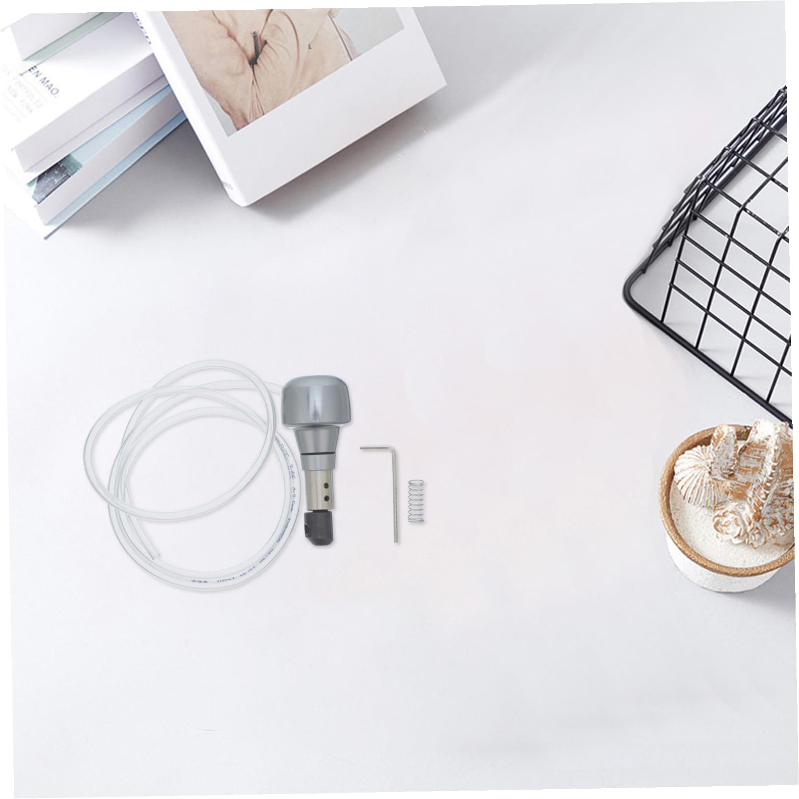 Alipis Manipolo con Controllo Flusso Aria per Incisione Pneumatico per Gioielli Ergonomico in Lega di Alluminio, Dimensioni 7x3x3 Cm per Incisione Dettagliata in Studio