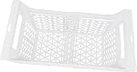 KENANLAN Adjustable Deep Freezer Basket, Expandable Chest Freezer Organizer Bin, Holds 10-15KG for Kitchen, Closet, Bathroom with Handle, Chest Accessory (L)