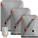 Vacbird Vacbird Rechargeable Wireless Pump Travel Storage Bags Set - 10 Pack Portable Space Bags for Travel & Home - Vacuum Compression Packing Seal for Clothes, Blankets, Seasonal Storage