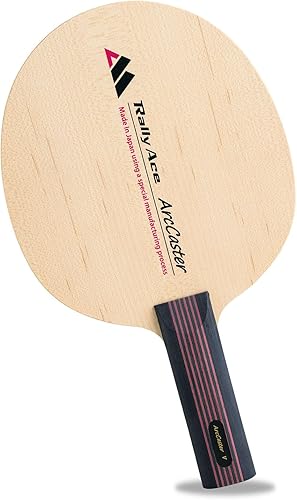 Rally Ace FLST Table Tennis Racket, Made in Japan, Arc Caster, 5 Wood, Maple, CNF, Cellulose Nanofibers, Special Material