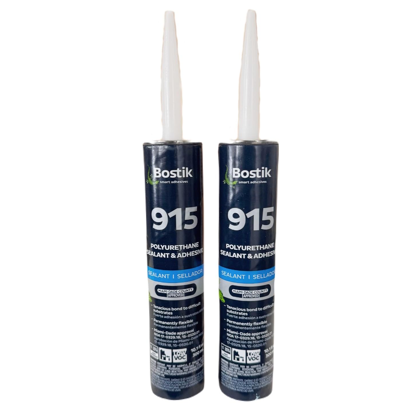 Bostik 915 Polyurthane Adhesive Light Gray 10 oz (2-Pack)
