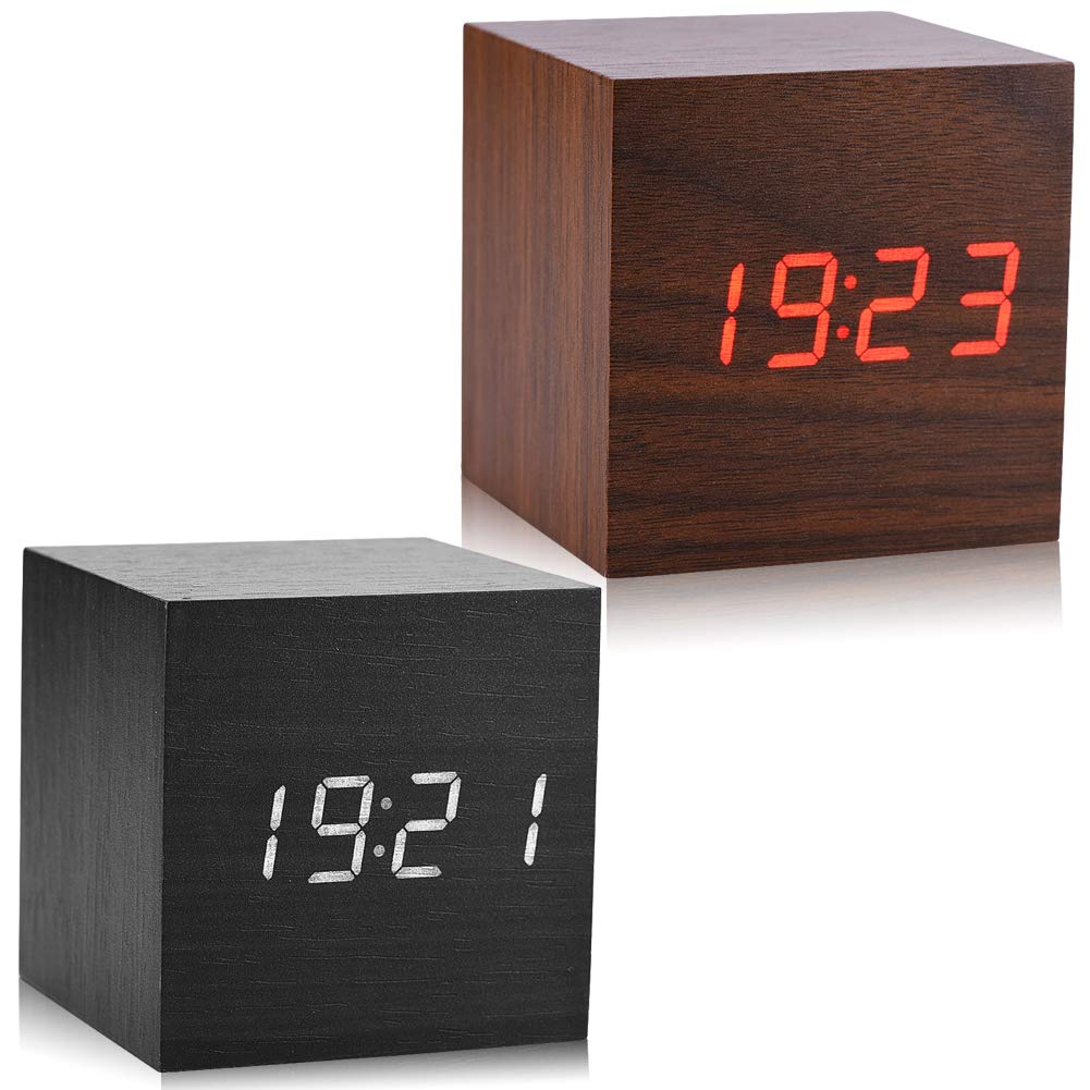 Sveglia Con Proiezione Digitale A LED, Termometro, Temperatura, Data - Foto 2