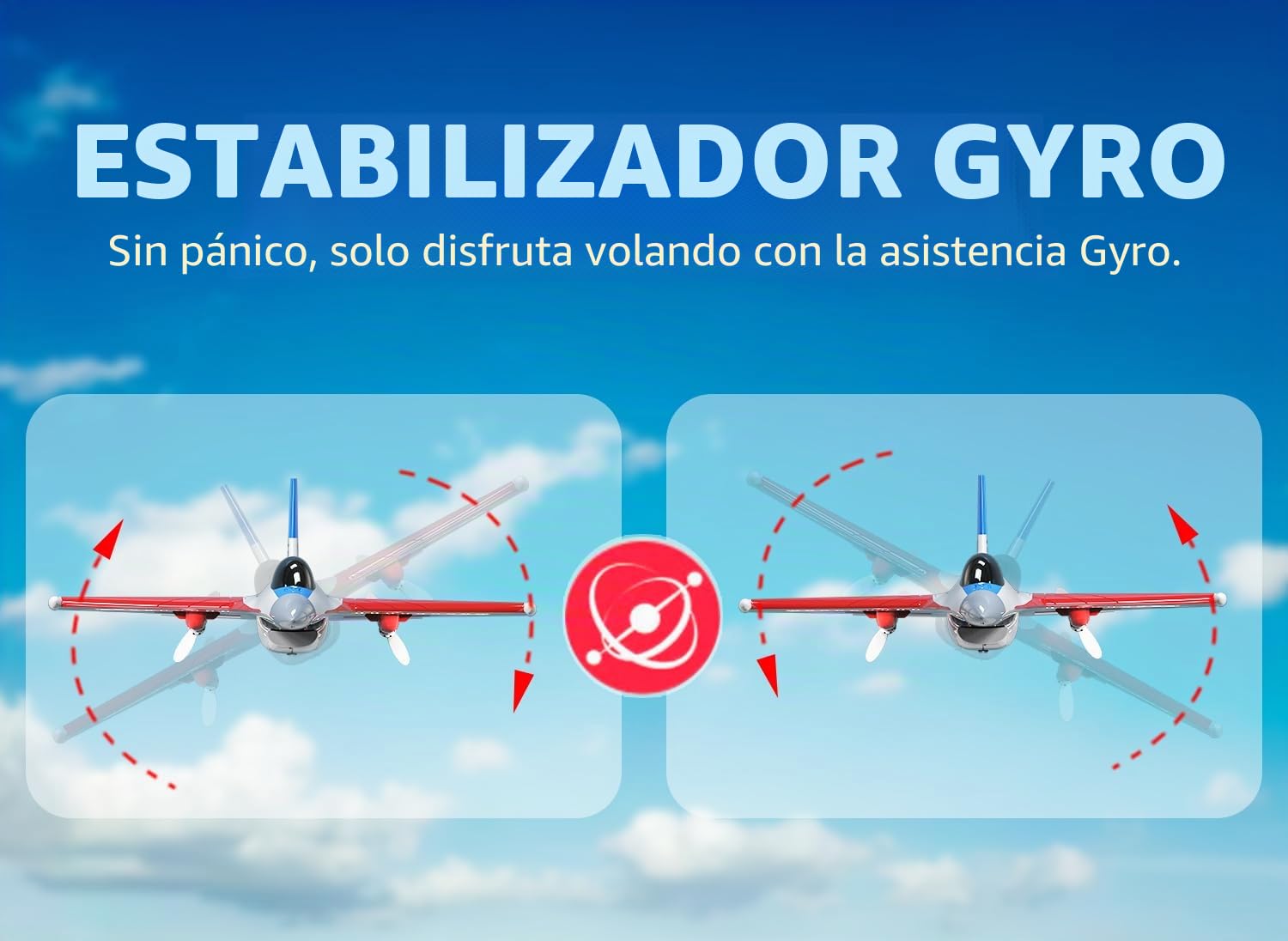 volantexrc Avión Teledirigido F16 Falcon con Luces LED, 2.4GHz 2 Canales