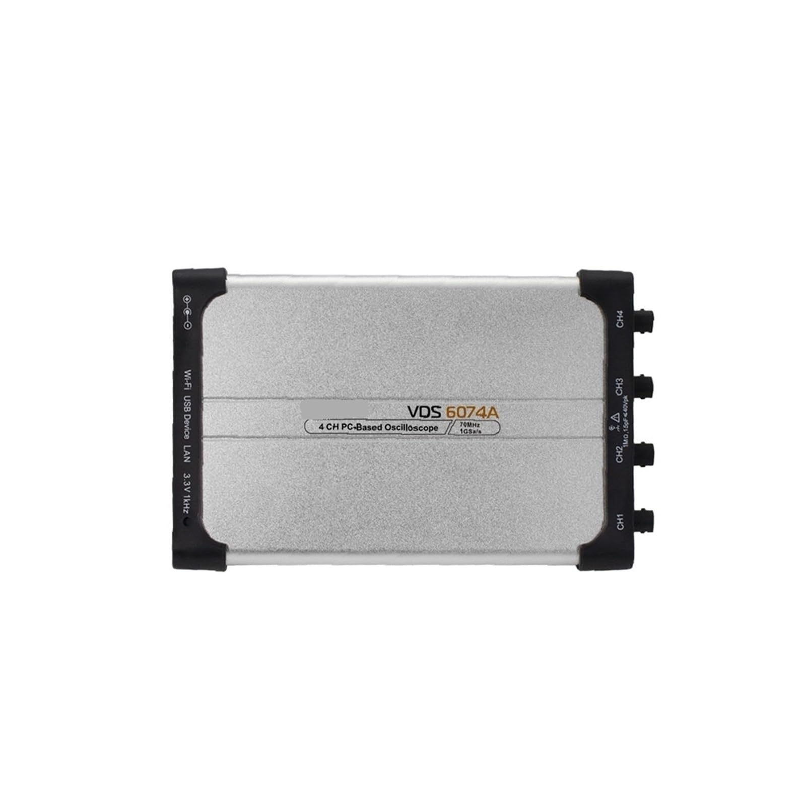 BALYDLUL VDS6074A VDS6104A 14Bits Virtual PC Digital Oscilloscope 1Gsa/S 100Mhz Bandwidth 4CH Handheld Portable USB Oscilloscopes(VDS6074A)